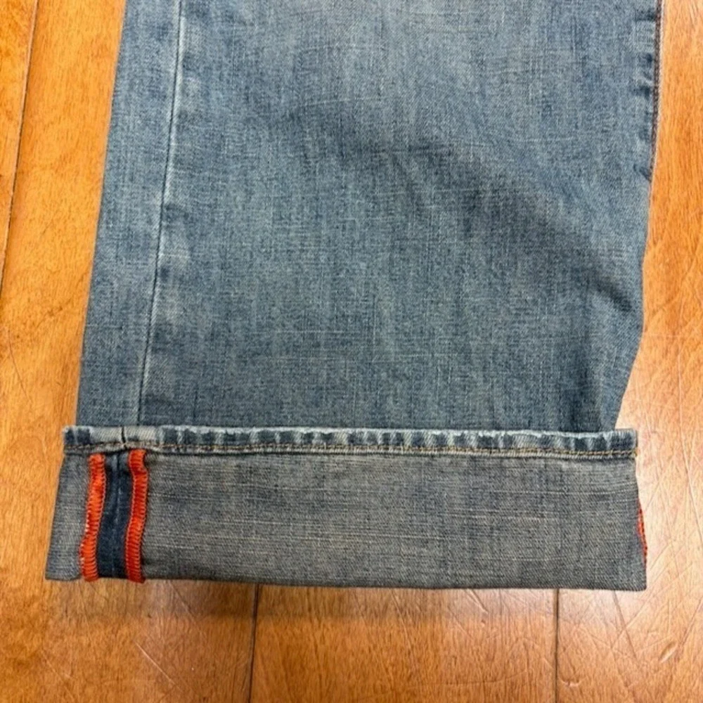 Boss Hugo Boss Selvedge Denim Jeans Comfort Fit Faded Mens Size 33 Designer